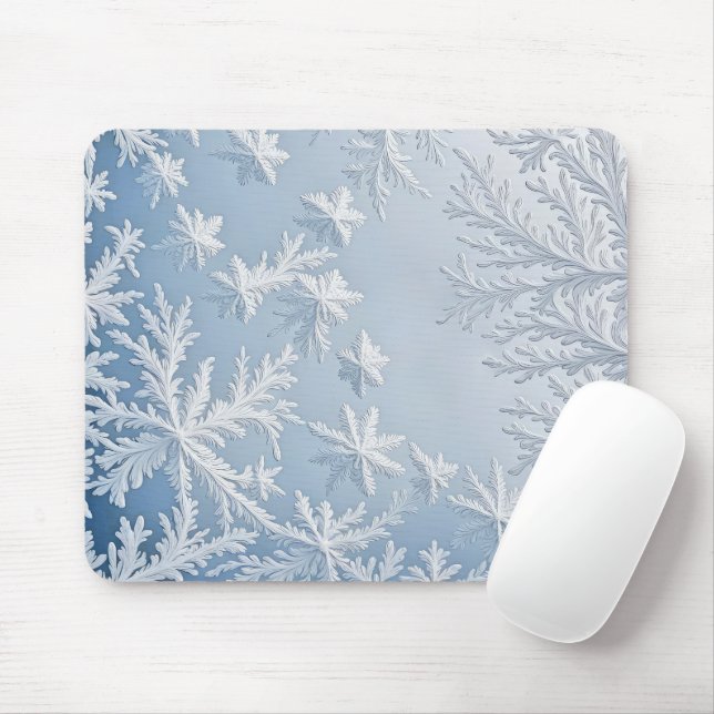 Mousepad Cristais De Gelo No Vidro (Com mouse)