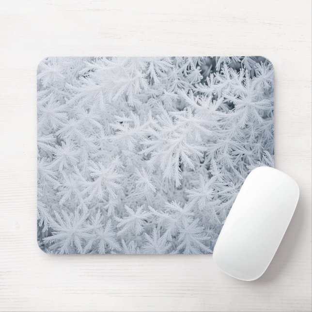 Mousepad Cristais De Gelo No Vidro (Com mouse)