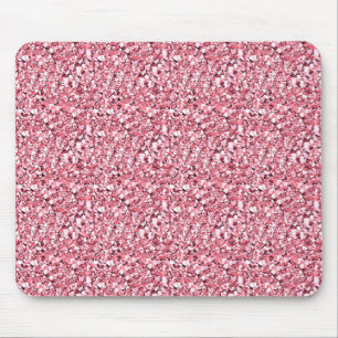 Mousepad Cristal Druzy - cor-de-rosa rosa quartzo