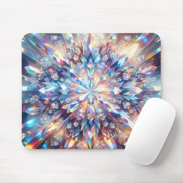 Mousepad Cristal Holográfico Bold e Bright (Com mouse)