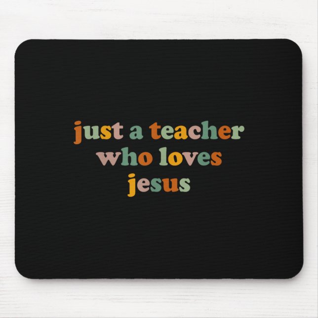 Mousepad Cristian Justo Um Professor Que Ama Jesus Divertid (Frente)