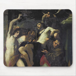Mousepad Cristo Adored por anjos, St. Sebastian