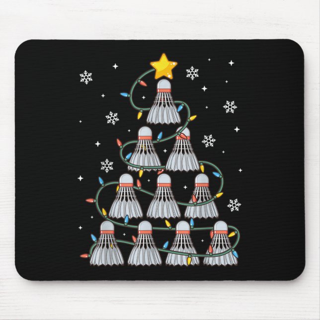Mousepad Cristo de Presente do Jogador de Badminton do Shut (Frente)
