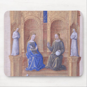 Mousepad Cristo e a Virgem Maria Enthroned