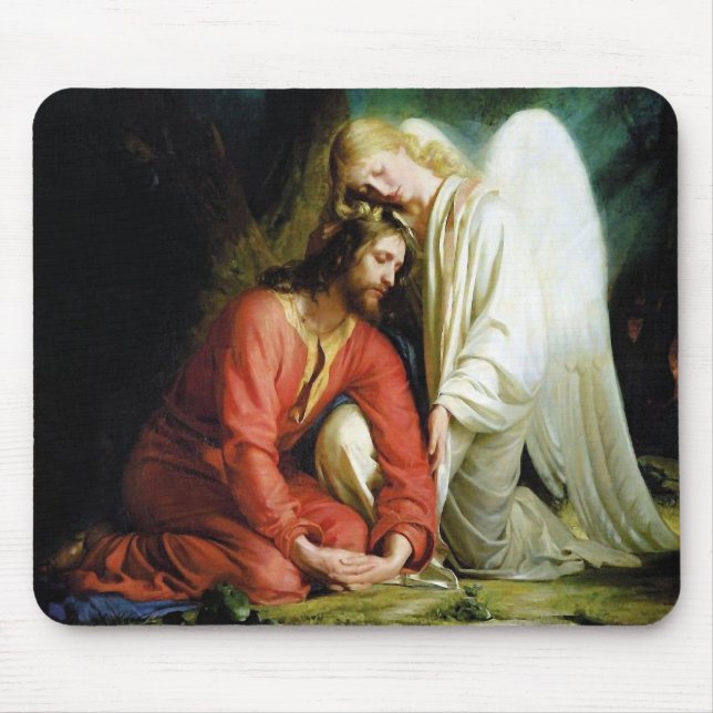 Mousepad Cristo em Gethsemane (Frente)