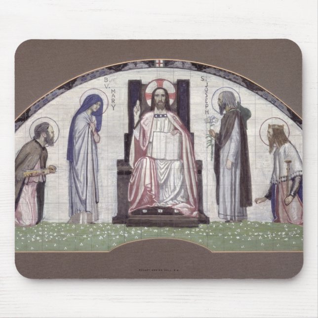 Mousepad Cristo Enthroned (Frente)