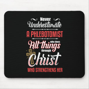 Mousepad Cristo flebotomista Jesus Phlebotomy Dom Sanguíneo