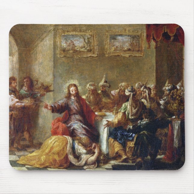 Mousepad Cristo na casa de Simon o Pharisee, 1660 (Frente)