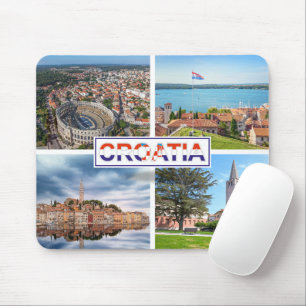 Mousepad Croácia Hrvatska Mar Adriático Ístria