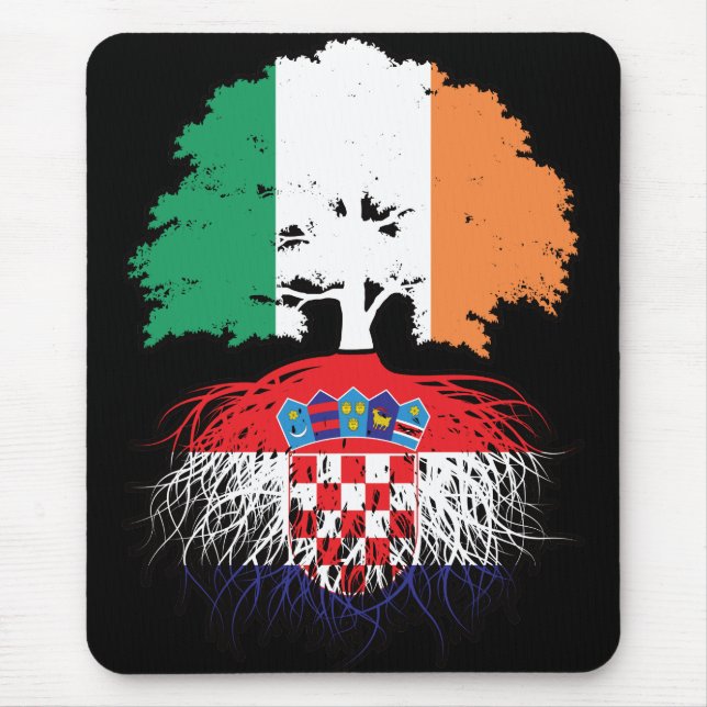 Mousepad Croácia Irlanda, Irlanda, Árvore da Irlanda (Frente)
