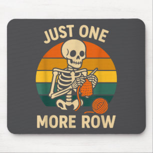 Mousepad Crochê Mais Crochê Apenas Esqueleto Amante Tricô