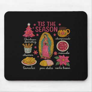Mousepad Crochet de Fio Falso É a Época do Natal Mexicano d