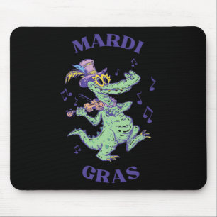 Mousepad Crocodilo Mardi Grawr Costume Mardi Gras Gator Men