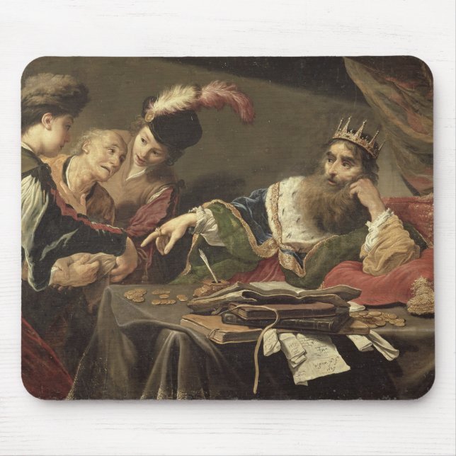 Mousepad Croesus ReceivingTribute de um camponês de Lydian (Frente)