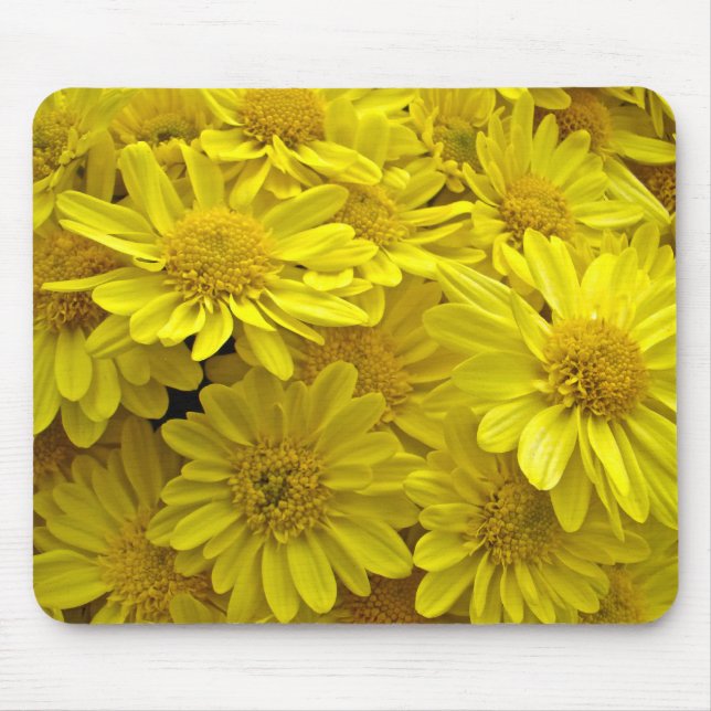 Mousepad Crolisântemos Amarelo sunshine (Frente)
