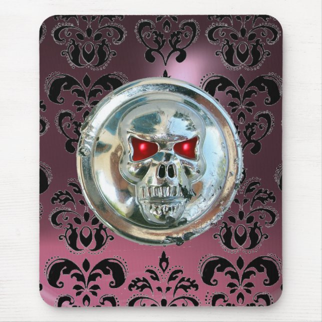 Mousepad CROMA SKULL, Damasco, Ametista Roxo (Frente)