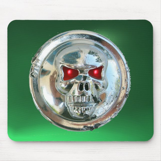 Mousepad CROMA SKULL, Jade Verde (Frente)