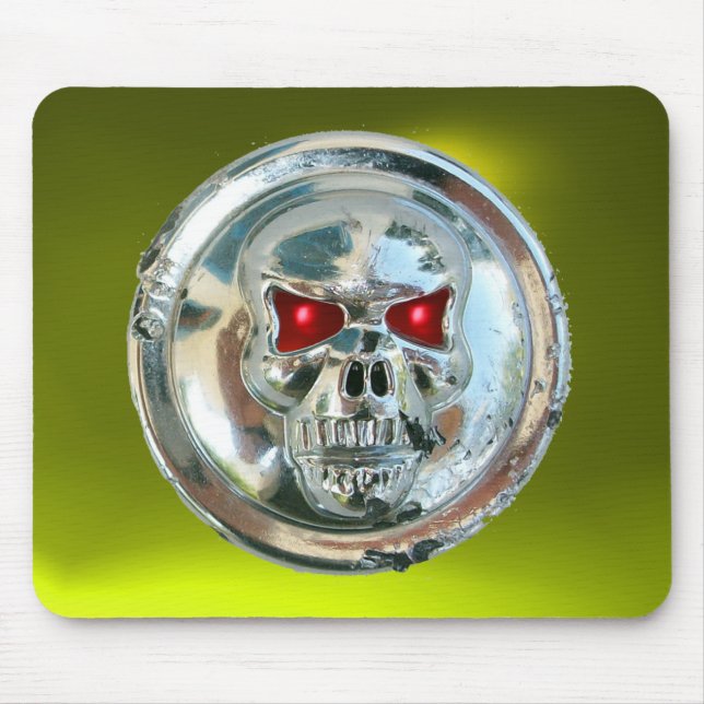 Mousepad CROMA SKULL, Topaz Amarelo (Frente)