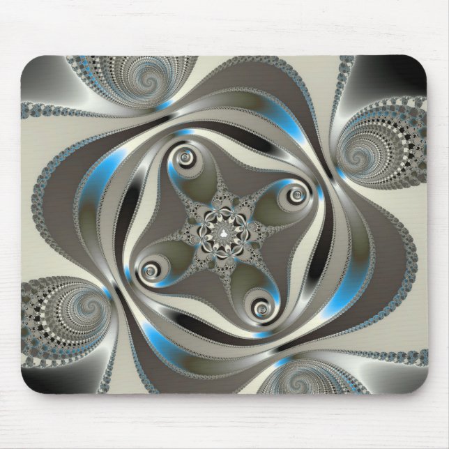 Mousepad Cromo - Fractal (Frente)