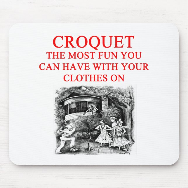 MOUSEPAD CROQUET (Frente)