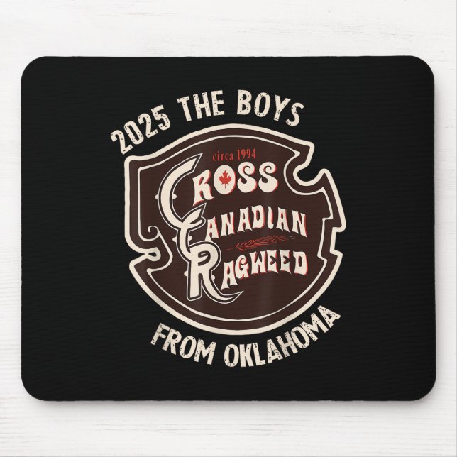 Mousepad Cross Canadense Ragweed The Boys From Oklahoma Con (Frente)