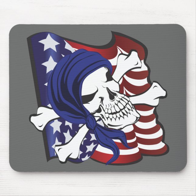 Mousepad Crossbones EUA (Frente)