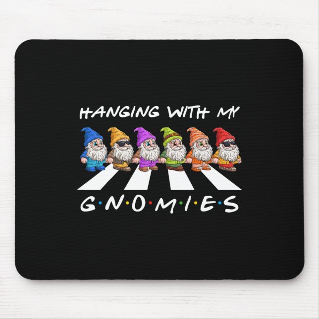 Mousepad Crosswalk Divertido Natal pendurado com meus nômad (Frente)