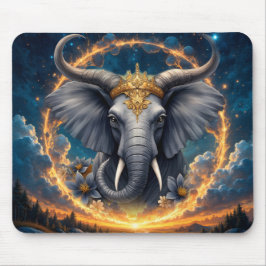 Mousepad Crowned Guardian of the Celestial Gate the elefant