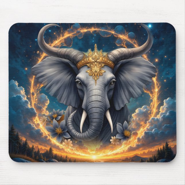 Mousepad Crowned Guardian of the Celestial Gate the elefant (Frente)