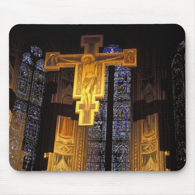 Mousepad Crucifixo acima do altar-mor na Santa (Frente)