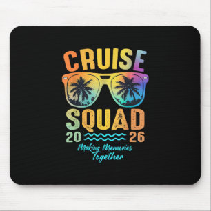 Mousepad Cruise Squad 2026 Cruzeiro de Família Viagem de Cr