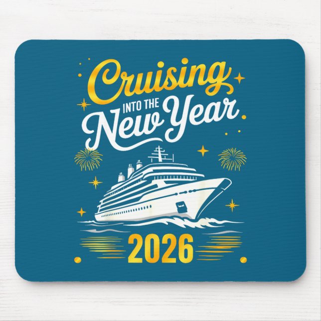 Mousepad Cruising Into 2026 New Years Eve Matching Family C (Frente)