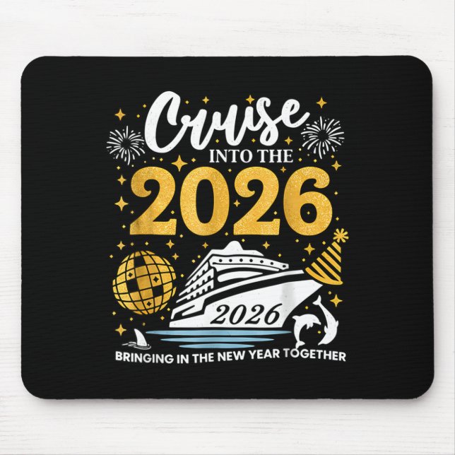 Mousepad Cruising Into 2026 New Years Eve Party Favors Fami (Frente)