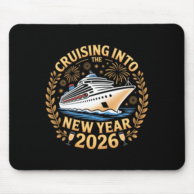 Mousepad Cruising Into 2026 New Years Eve Party Favors Fami (Frente)