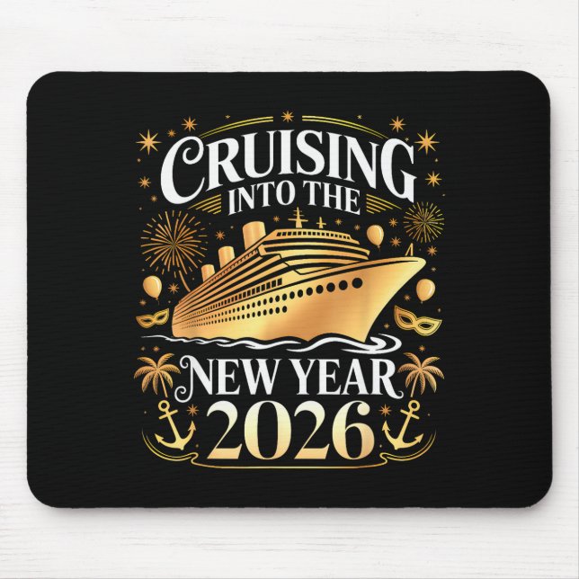 Mousepad Cruising Into 2026 New Years Eve Party Favors Fami (Frente)