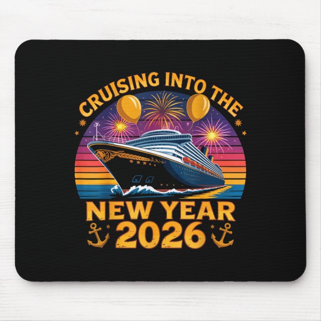 Mousepad Cruising Into 2026 New Years Eve Party Favors Fami (Frente)