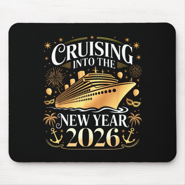 Mousepad Cruising Into 2026 New Years Eve Party Favors Fami (Frente)