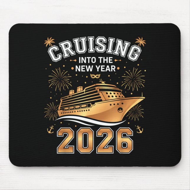Mousepad Cruising Into 2026 New Years Eve Party Favors Fami (Frente)