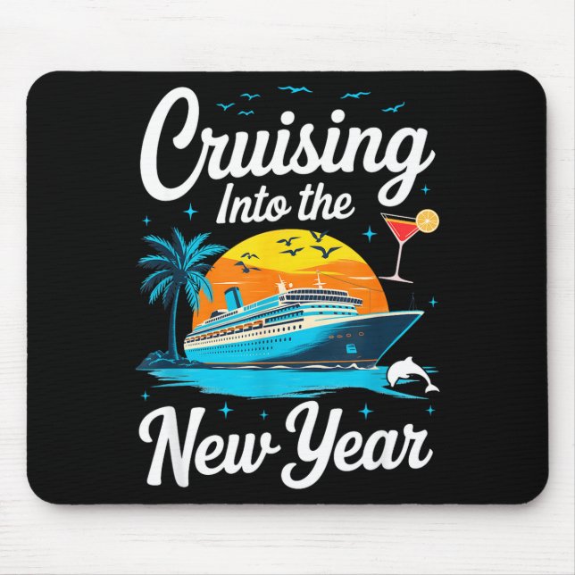 Mousepad Cruising Into 2026 New Years Eve Party Matching Fa (Frente)