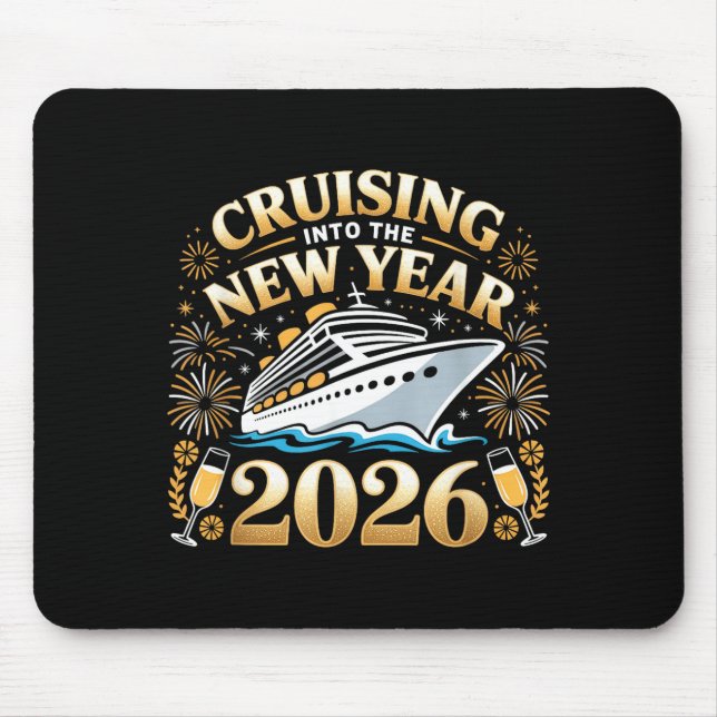 Mousepad Cruising Into The New Year 2026 Happy New Year 202 (Frente)