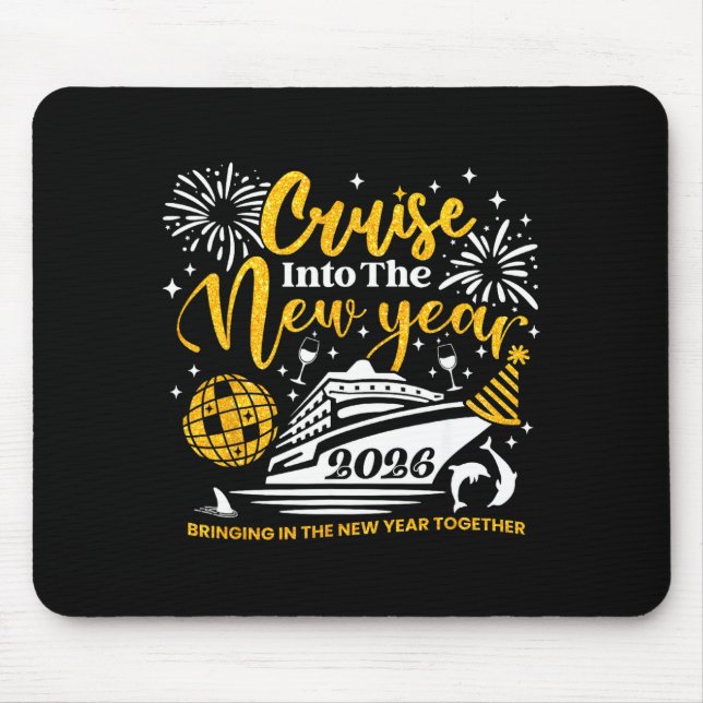 Mousepad Cruising Into The New Year 2026 Happy New Year 202 (Frente)