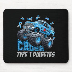 Mousepad Cruype 1 Sensibilização para a Diabetes T1d Monstr