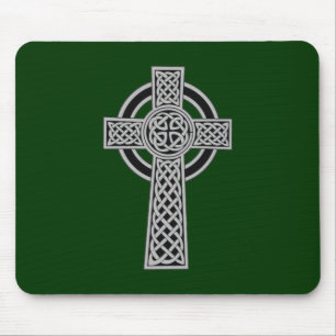Mousepad Cruz celta - prata