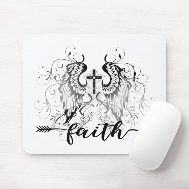 Mousepad Cruz da fé  (Com mouse)