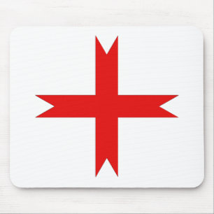 Mousepad Cruz Medieval dos Cavaleiros Templários