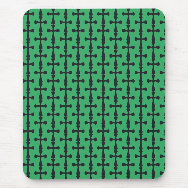 Mousepad Cruz Minimalista Moderna Arte Cristã Contemporânea (Frente)