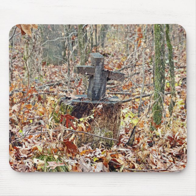 Mousepad Cruz na floresta (Frente)