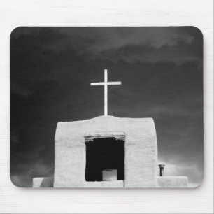Mousepad Cruz na igreja mais antiga, San Miguel, Santa Fe,