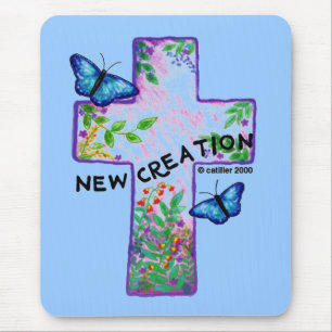Mousepad Cruz nova cristã da criação