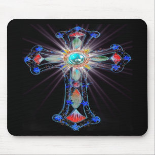 Mousepad Cruz religiosa de Starburst